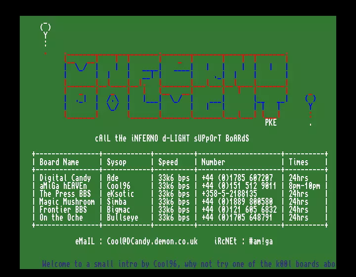 Support Boards (1998) by Inferno D-Light