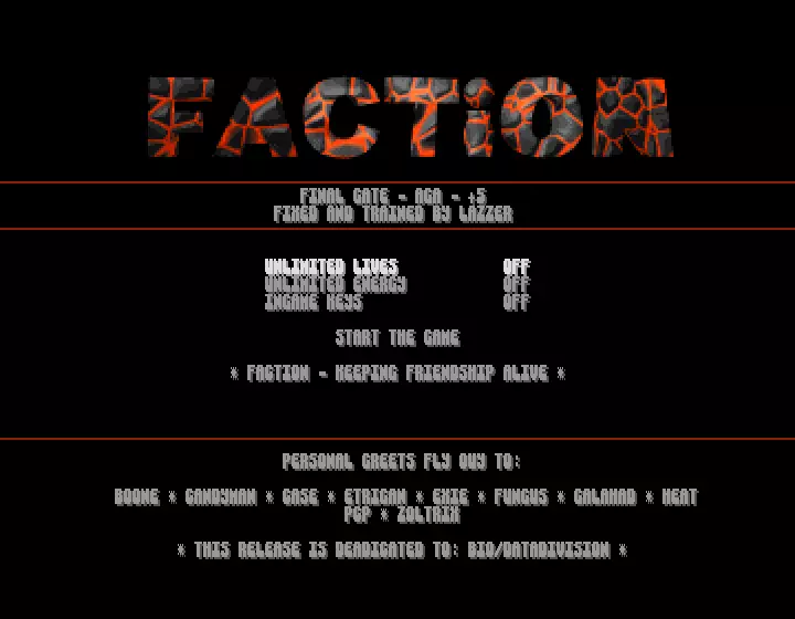 Final Gate +5 (1998) by Faction