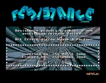 Art Effect 4 (2000) by Resistance