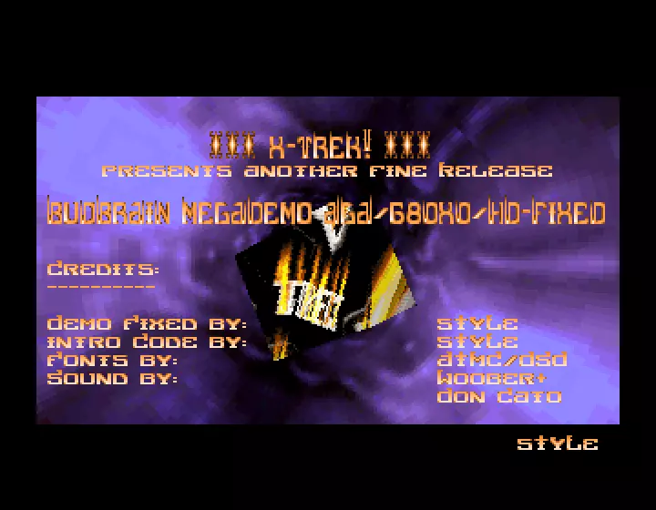 Budbrain Mega-demo AGA/HD Fix (1998) by X-Trek