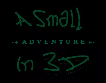 A Small Adventure in 3D (1999) by Scicco