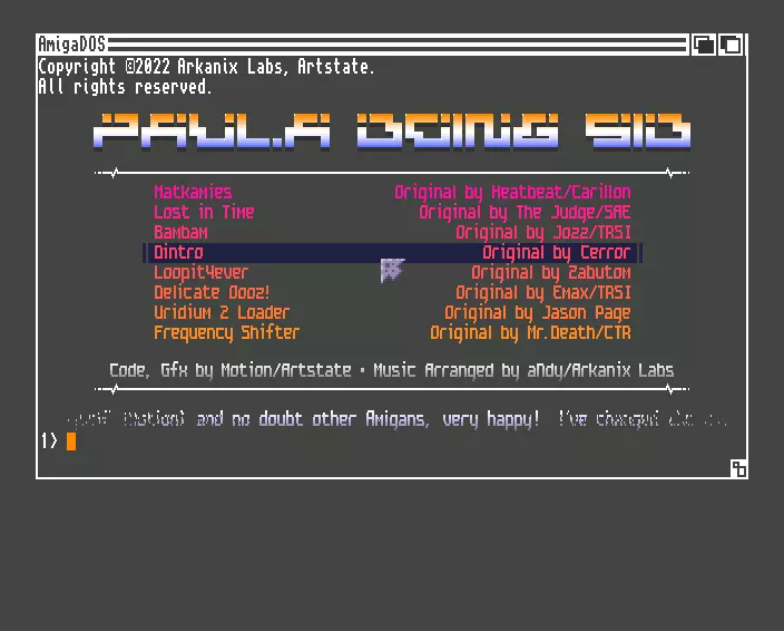 Paula Doing SID+ (2023) by Arkanix Labs
