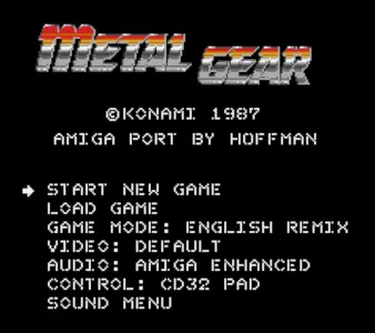 Metal Gear (Amiga Port) (2021) by H0ffman