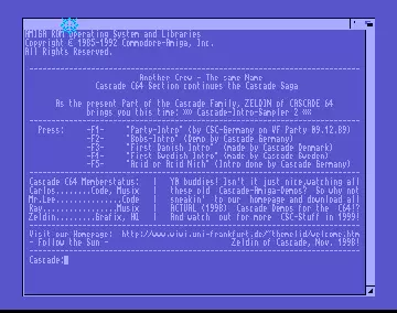 Cascade Intro Sampler 2 (1998) by Cascade 1733