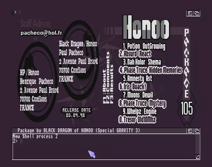 Package 105 (1998) by Honoo
