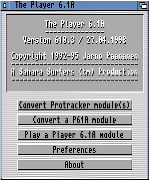 The Player V6.1A 610.3 (1998) by Haujobb