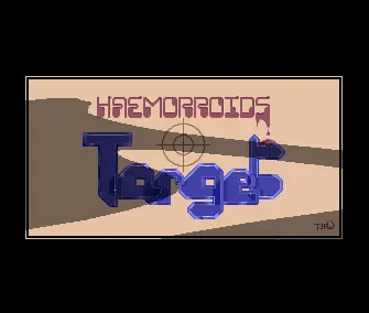 Haemorroids Target (1991) by Bidon Dezign