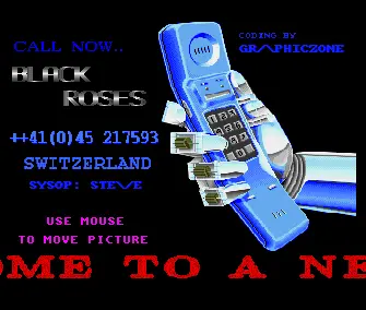 Black Roses BBS Intro (1991) by Bitstoppers