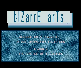 BBS Intro (1993) by Bizarre Arts