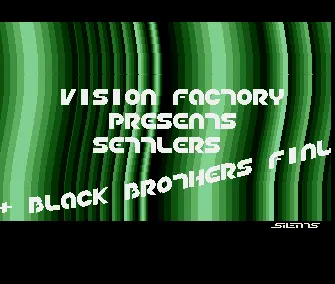 Settlers Fake Cracktro (1991) by Black Brothers