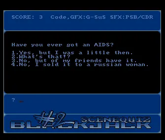 Scene Quiz 2 (1994) by Black Jack