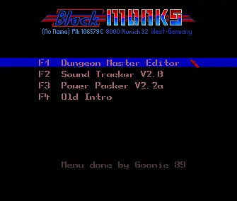 Dungeon Master Editor Pack (1988) by Black Monks