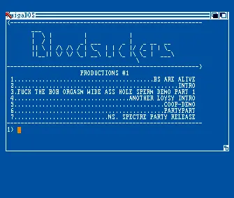 Productions 1 (1989) by Bloodsuckers