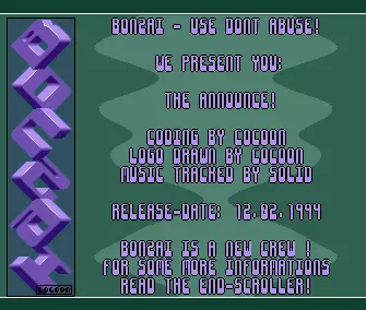 The Announce (1994) by Bonzai