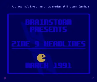 Zine 09 Headlines (1991) by Brainstorm