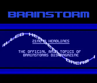 Zine 09 Headlines Intro (1991) by Brainstorm