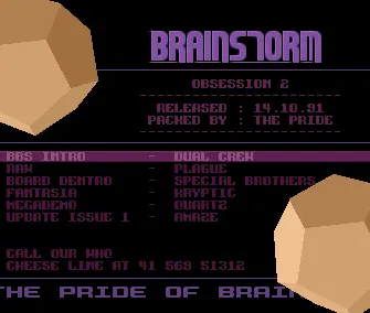 Obsession 02 (1991) by Brainstorm
