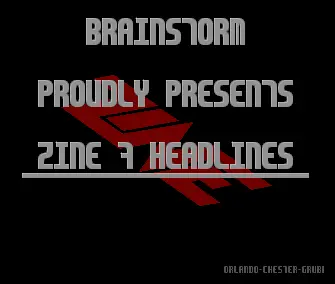 Zine 07 Headlines (1990) by Brainstorm