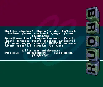 Import Intro (1992) by Bronx