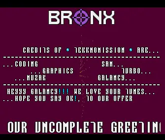 Tekkno Mission (1993) by Bronx