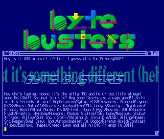 DOS Cracktro (1991) by Byte Busters