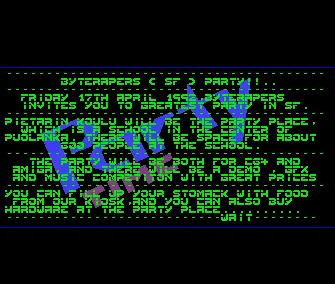 Party Invitation 1992 (1991) by Byterapers