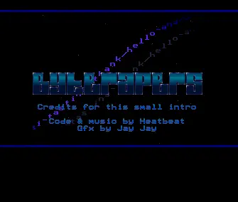 Heatbeat's First Intro (1990) by Byterapers