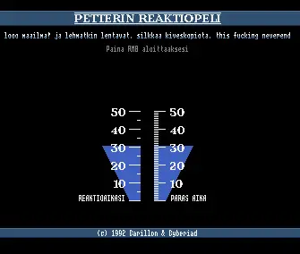 Petterin reaktiopeli (1992) by CNCD