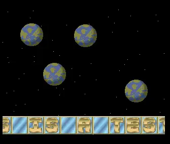 Scroller Test (1988) by Cabe