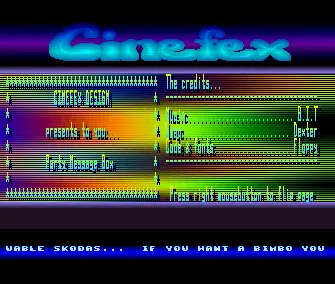 Arendal Party Message Box (1991) by Cinefex