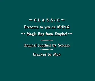 Magic Boy (1993) by Classic