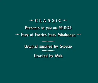 Fury of the Furries (1993) by Classic