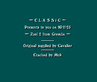 Zool 2 (1993) by Classic