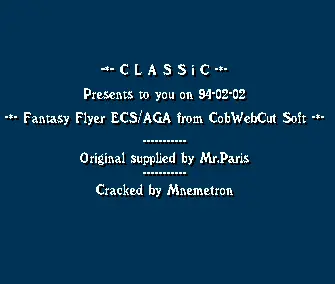 Fantasy Flyer (1994) by Classic