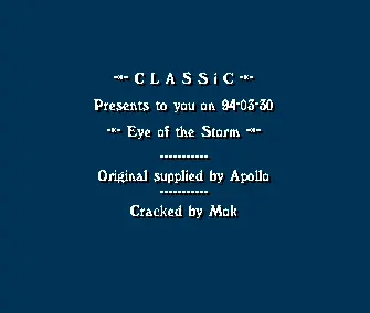 Eye of the Storm (1994) by Classic
