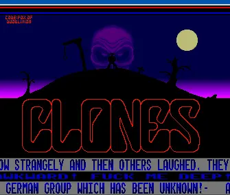 Scrolltext Record (1988) by Clones