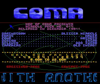 Miracle Pack 14 (1991) by Coma