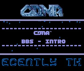 BBS Intro (1991) by Coma