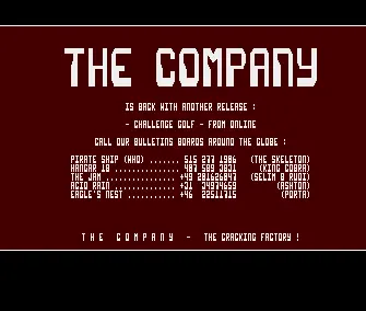 Challenge Golf (1991) by Company, The
