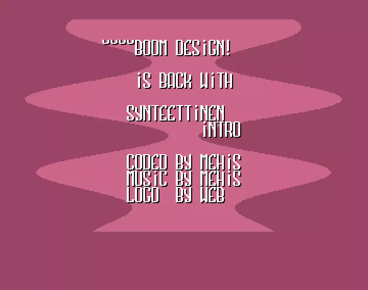 Synteettinen intro (1994) by Boom Design