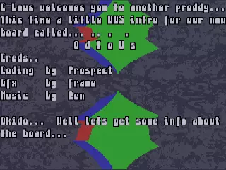 Odious BBS Intro (1994) by C-Lous