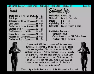 Final Ecstasy 1/89 (1989) by Clones