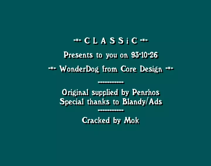 Wonder Dog (1993) by Classic