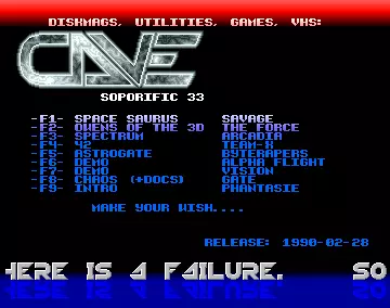 Soporific 33 (1990) by Cave
