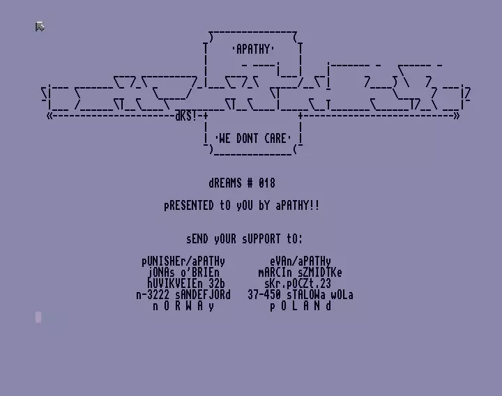 Dreams 18 (1999) by Apathy