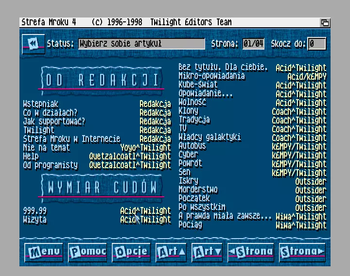 Strefa Mroku 4 (1998) by Twilight Editors Team