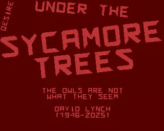 Under the Sycamore Trees (2025) by Desire