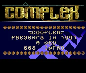 BBS Intro (1991) by Complex