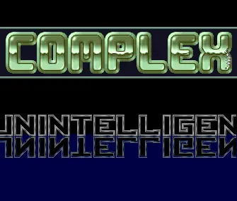 Unintelligent Demo (1990) by Complex