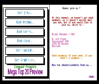 Mega Top 20 Preview (1993) by Conquest